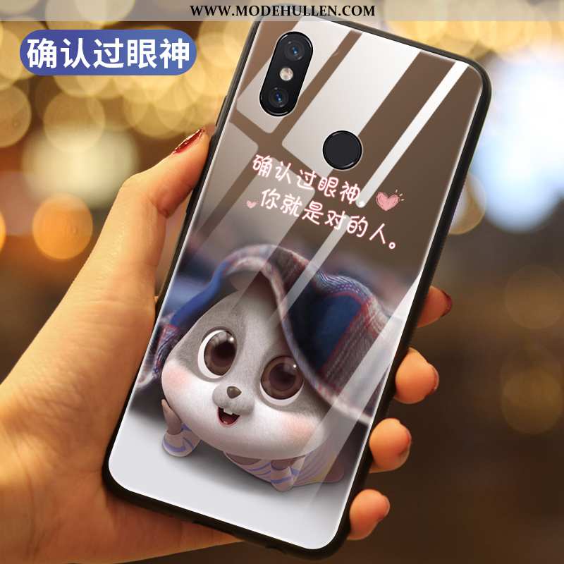 Hülle Xiaomi Mi Mix 3 Super Dünne Handy Ratte Kreativ Einfassung Mini Schwarz