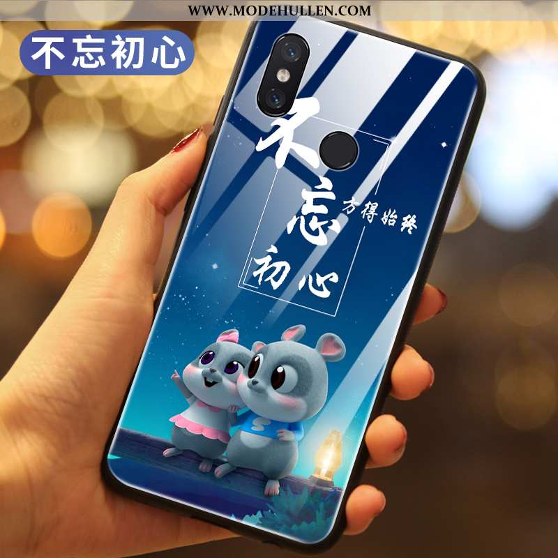 Hülle Xiaomi Mi Mix 3 Super Dünne Handy Ratte Kreativ Einfassung Mini Schwarz