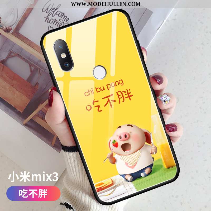 Hülle Xiaomi Mi Mix 3 Trend Super Handy Schutz Kreativ Liebhaber Gelbe