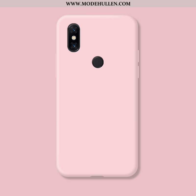 Hülle Xiaomi Mi Mix 3 Trend Weiche Case Silikon Einfassung Rosa Transparent