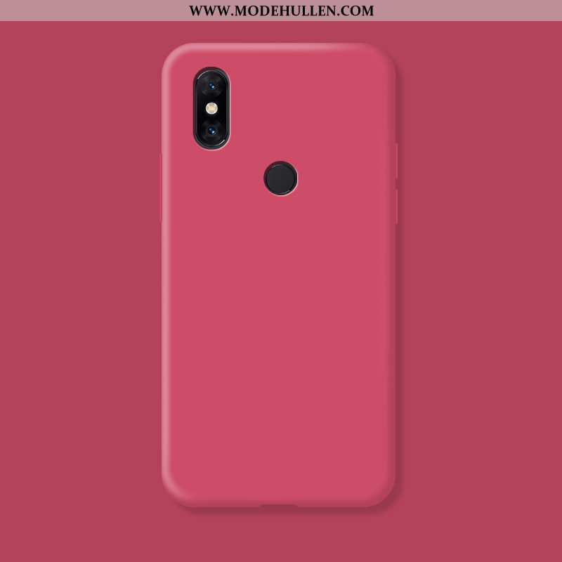 Hülle Xiaomi Mi Mix 3 Trend Weiche Case Silikon Einfassung Rosa Transparent