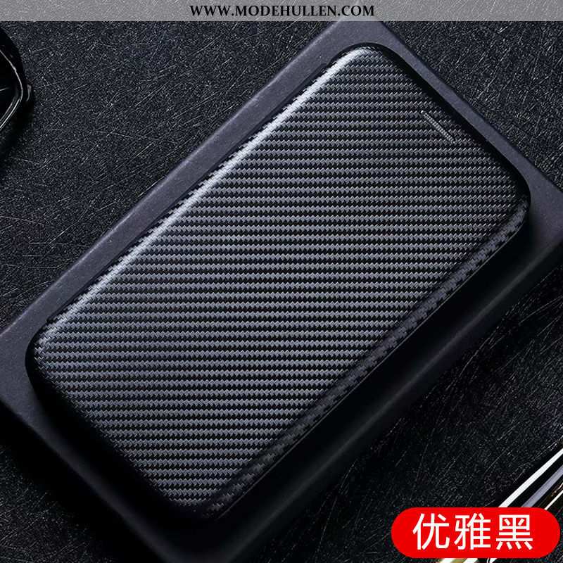 Hülle Xiaomi Mi Note 10 Lederhülle Alles Inklusive Folio Handy Case High-end Mini Schwarz