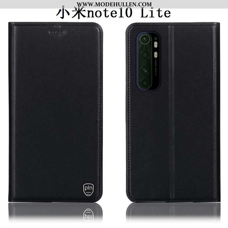 Hülle Xiaomi Mi Note 10 Lite Echt Leder Schutz Alles Inklusive Handy Anti-sturz Folio Gelbe