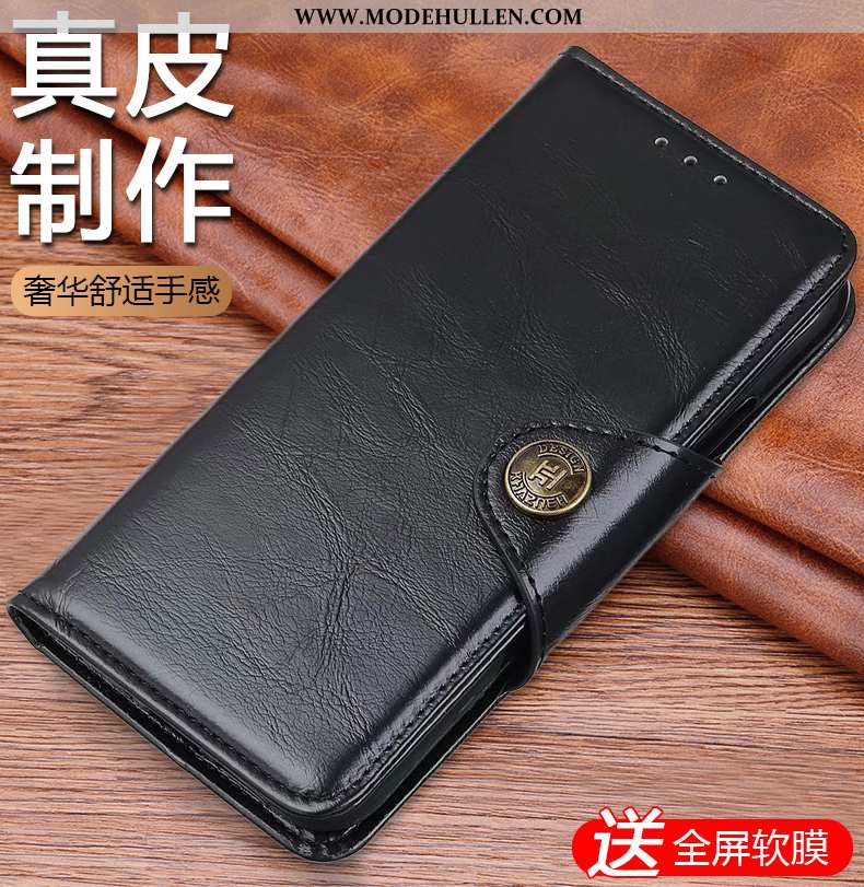 Hülle Xiaomi Mi Note 10 Lite Lederhülle Doppelseitig Alles Inklusive Lederhülle Mini Handy Braun