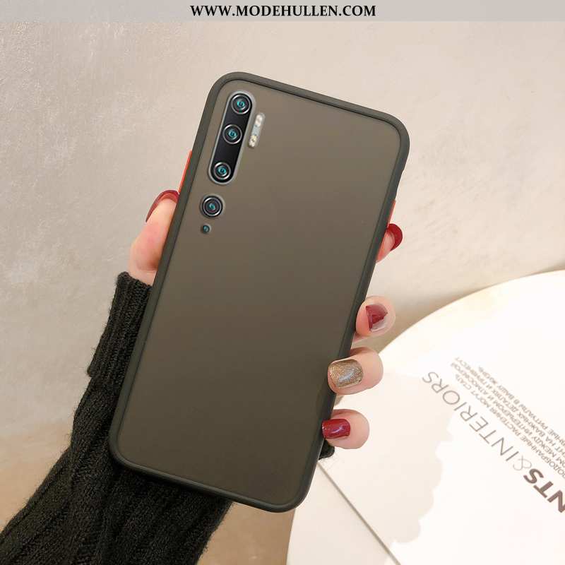 Hülle Xiaomi Mi Note 10 Nubuck Anti-sturz Schutz Handy Case Rote