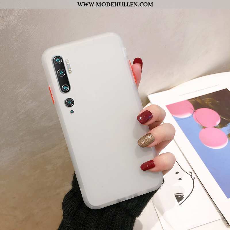 Hülle Xiaomi Mi Note 10 Nubuck Anti-sturz Schutz Handy Case Rote