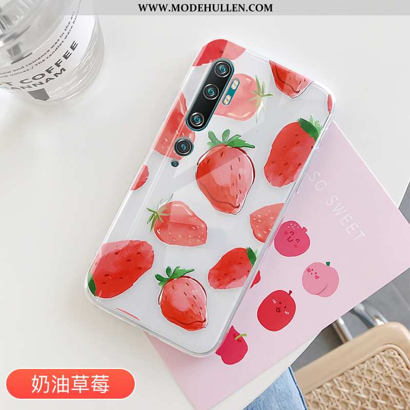 Hülle Xiaomi Mi Note 10 Persönlichkeit Kreativ Case Rot Nette Neu Rote