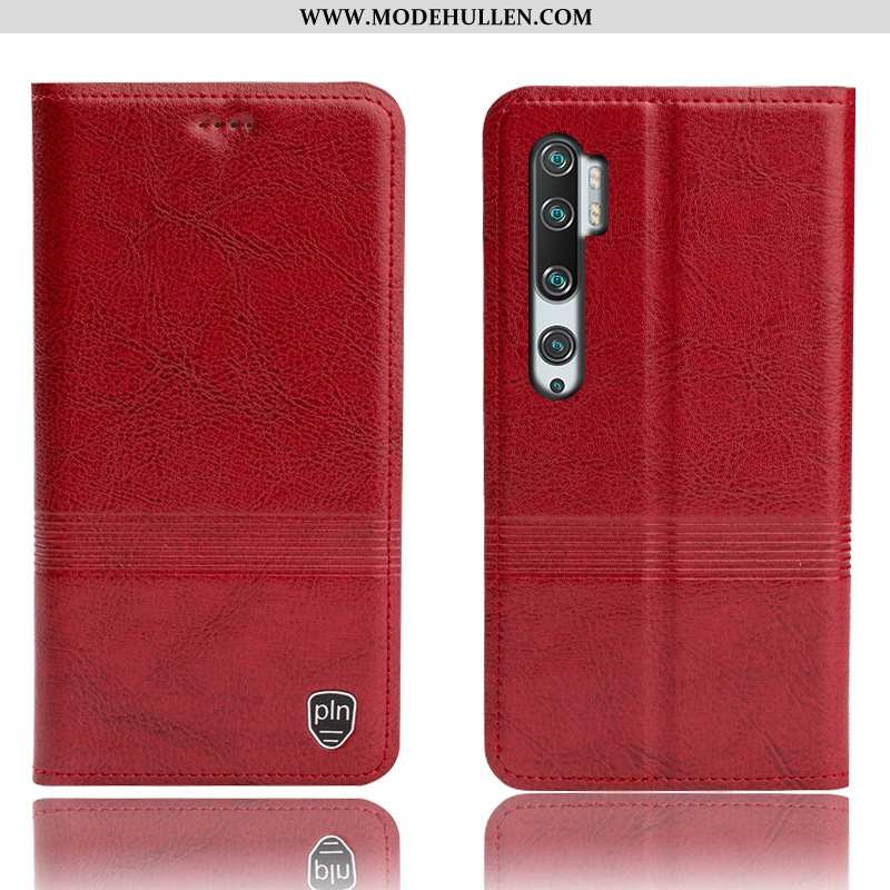 Hülle Xiaomi Mi Note 10 Schutz Lederhülle Folio Case Handy Alles Inklusive Braun