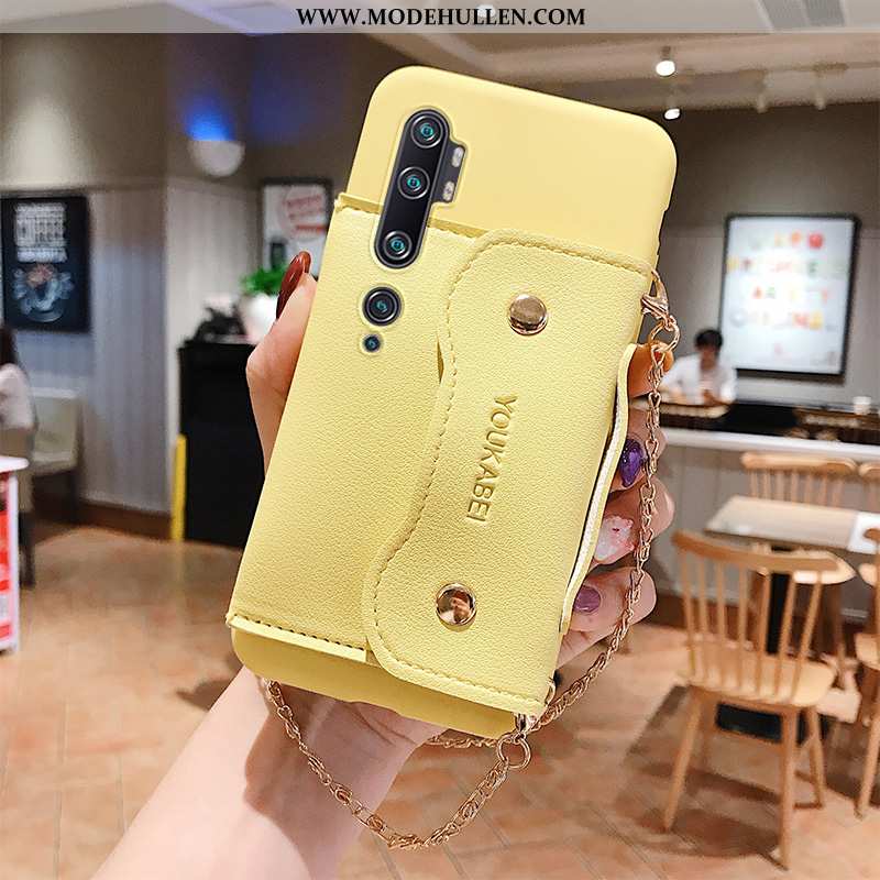 Hülle Xiaomi Mi Note 10 Silikon Schutz Handy Weiche Persönlichkeit Mini Gelbe