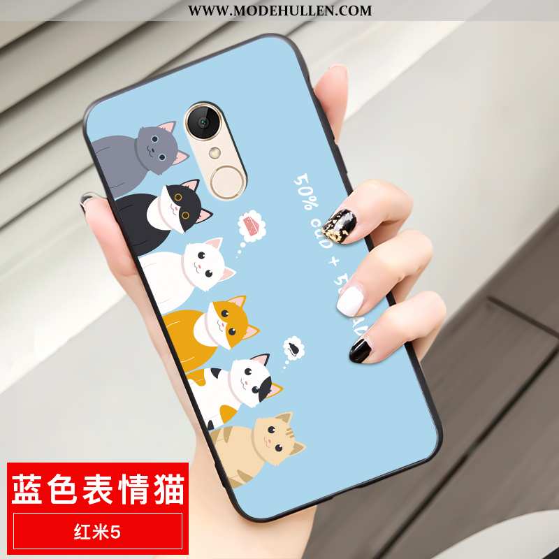 Hülle Xiaomi Redmi 5 Karikatur Nette Case Alles Inklusive Nubuck Netto Rot Kreativ Gelbe