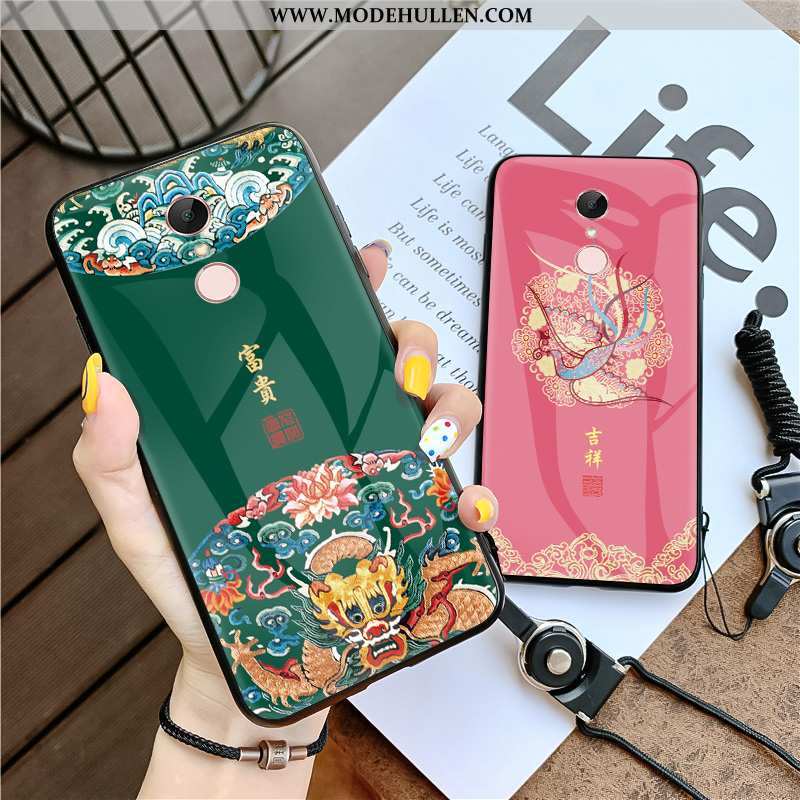 Hülle Xiaomi Redmi 5 Persönlichkeit Kreativ Case Rot Schwer Chinesische Art Grün