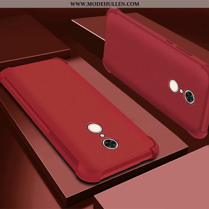 Hülle Xiaomi Redmi 5 Silikon Schutz Weiche Pu Anti-sturz Case Nubuck Lila
