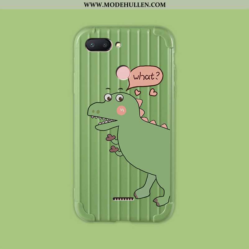 Hülle Xiaomi Redmi 6 Kreativ Karikatur Neu Reisen Silikon Grün Mode