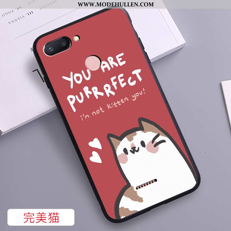 Hülle Xiaomi Redmi 6 Persönlichkeit Kreativ Schutz Handy Nette Weiche Karikatur Blau