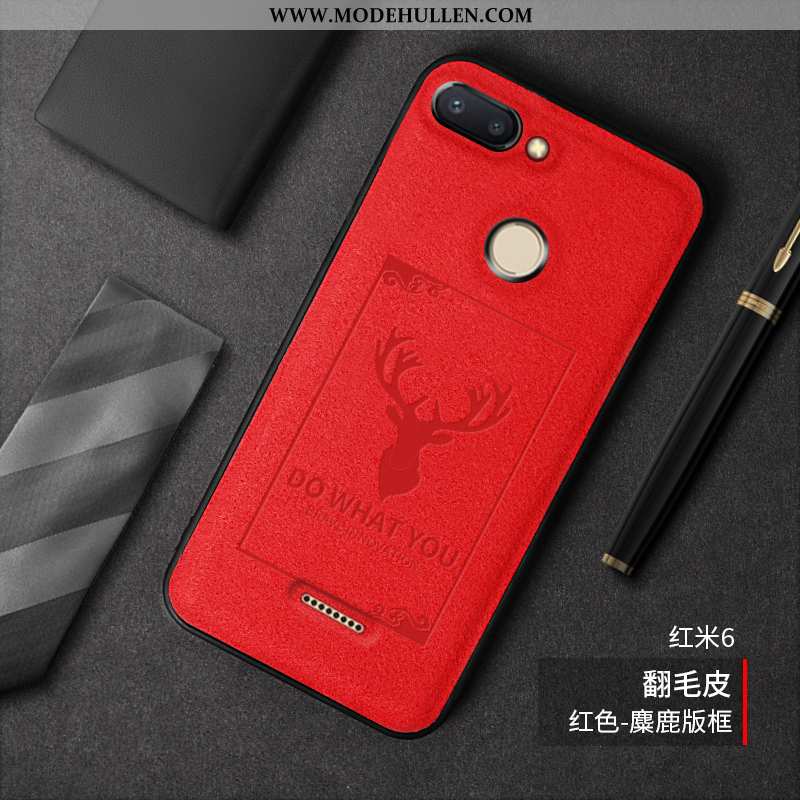 Hülle Xiaomi Redmi 6 Persönlichkeit Kreativ Trend Alles Inklusive Nette Weiche Anti-pelz Rote