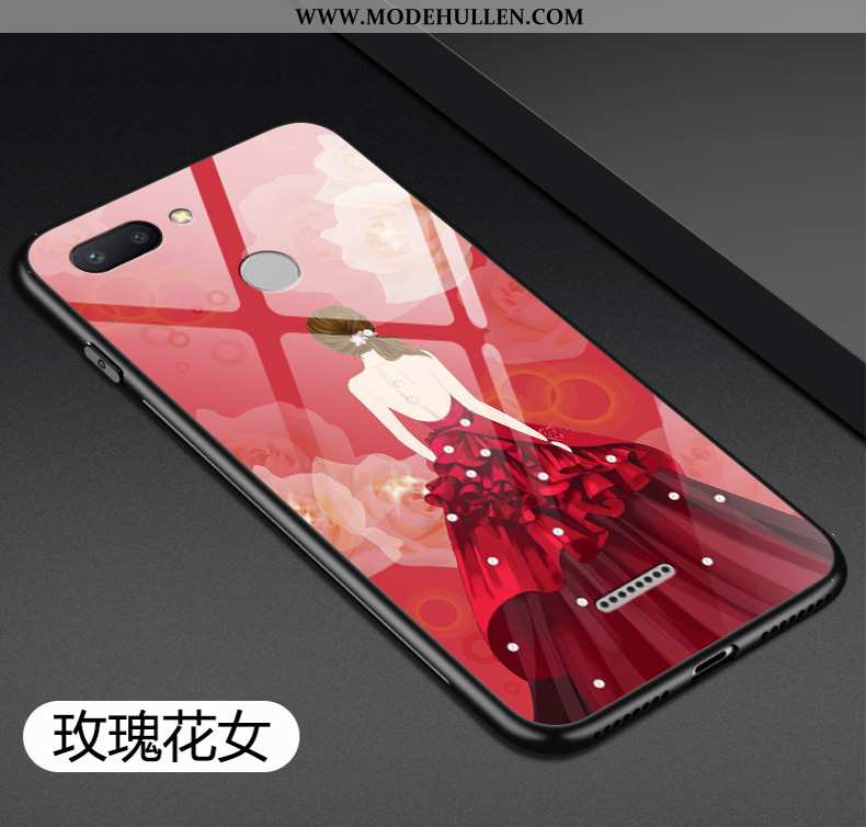Hülle Xiaomi Redmi 6 Silikon Schutz Weiche Mini Handy Einfassung Case Rote