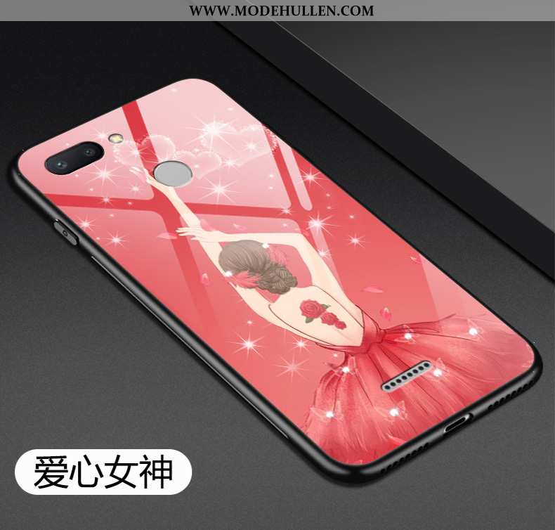 Hülle Xiaomi Redmi 6 Silikon Schutz Weiche Mini Handy Einfassung Case Rote