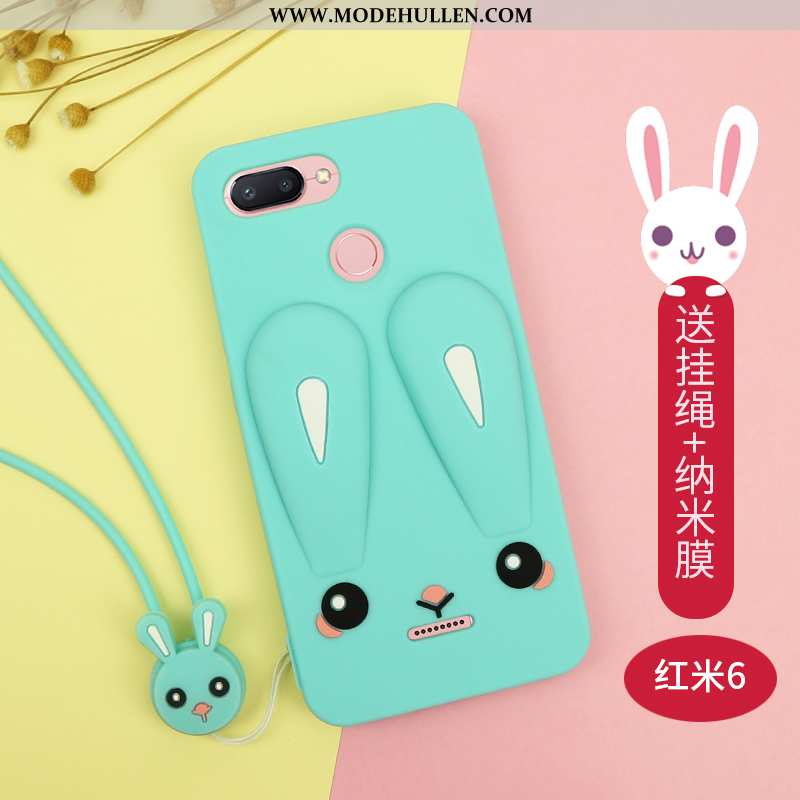 Hülle Xiaomi Redmi 6 Trend Weiche Alles Inklusive Case Anti-sturz Rot Schwarz