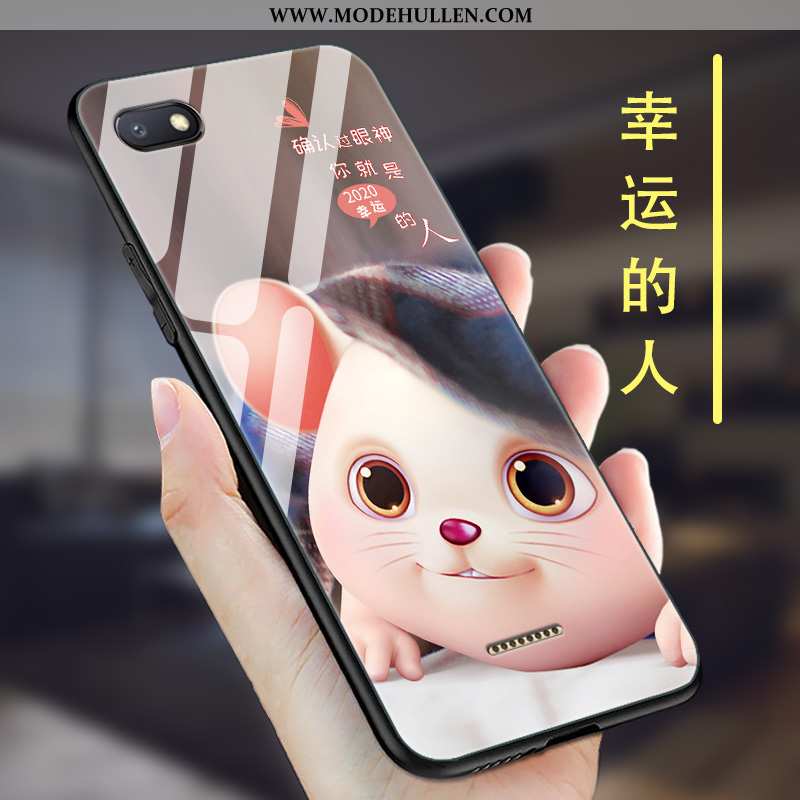 Hülle Xiaomi Redmi 6a Dünne Silikon Netto Rot Neu Persönlichkeit Hängende Verzierungen Lila
