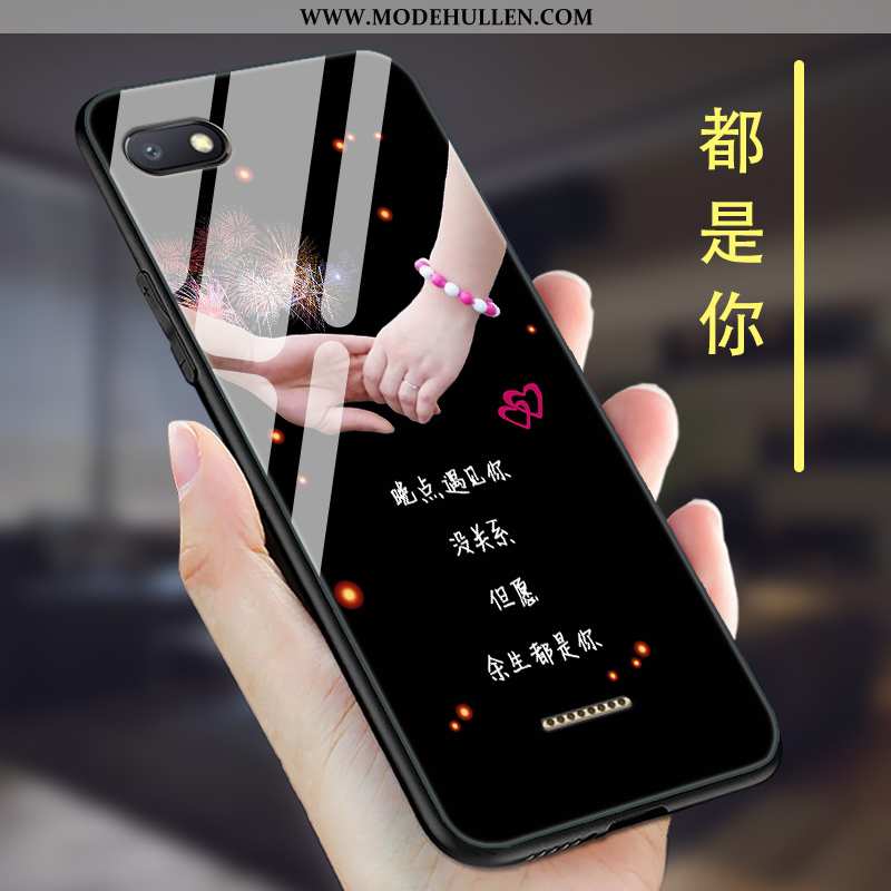 Hülle Xiaomi Redmi 6a Dünne Silikon Netto Rot Neu Persönlichkeit Hängende Verzierungen Lila