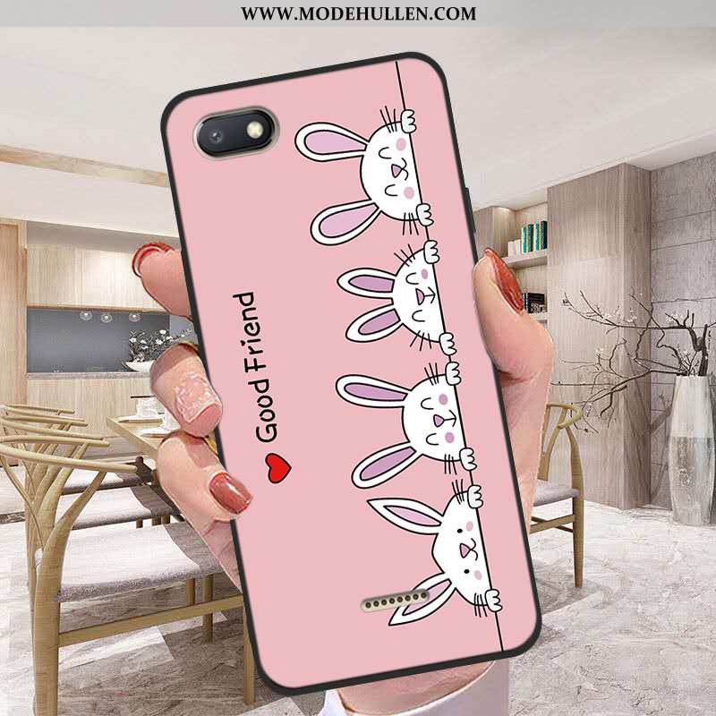 Hülle Xiaomi Redmi 6a Silikon Karikatur Weiche Case Trend Handy Mini Blau