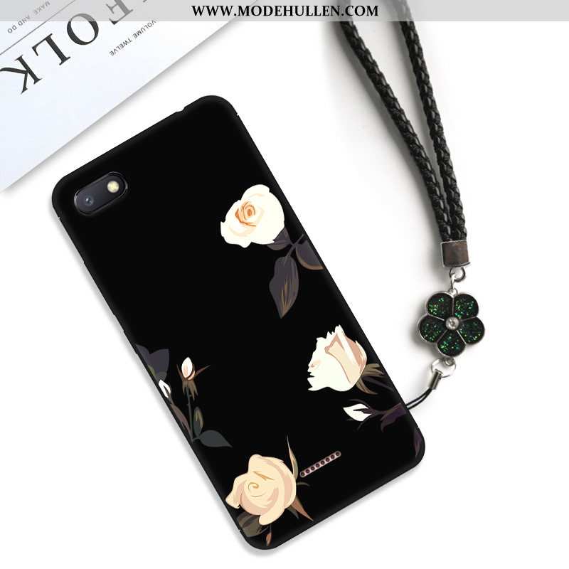 Hülle Xiaomi Redmi 6a Trend Weiche Rot Case Persönlichkeit Blumen Mini Schwarz