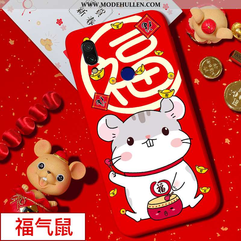 Hülle Xiaomi Redmi 7 Karikatur Trend Rot Neu Chinesische Art Schutz Rote