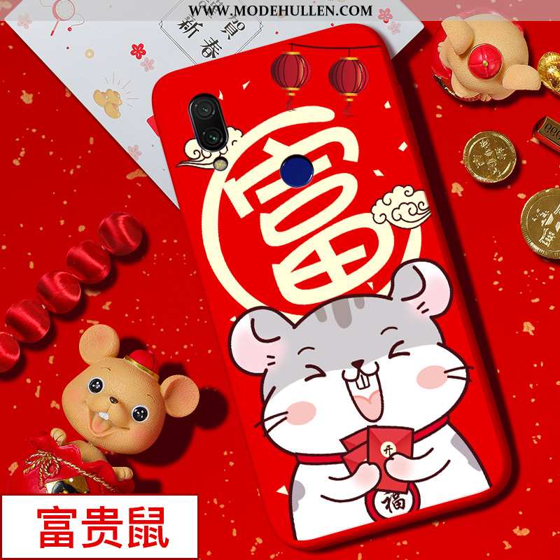 Hülle Xiaomi Redmi 7 Karikatur Trend Rot Neu Chinesische Art Schutz Rote