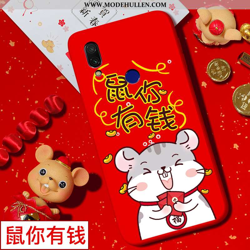 Hülle Xiaomi Redmi 7 Karikatur Trend Rot Neu Chinesische Art Schutz Rote