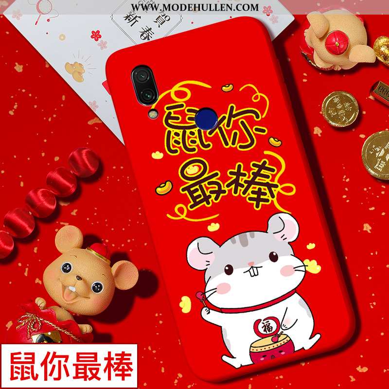 Hülle Xiaomi Redmi 7 Karikatur Trend Rot Neu Chinesische Art Schutz Rote