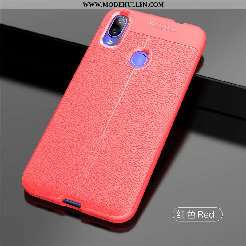 Hülle Xiaomi Redmi 7 Kreativ Leder High-end Nubuck Mini Anti-sturz Schwarz