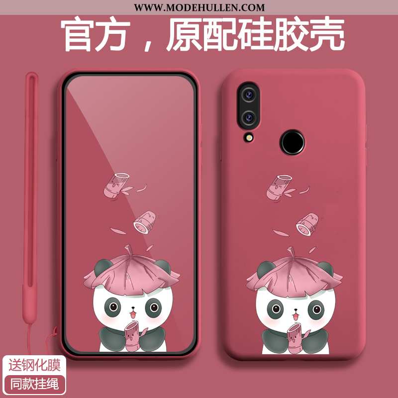 Hülle Xiaomi Redmi 7 Schutz Karikatur Netto Rot Dünne Alles Inklusive Rot Case Blau