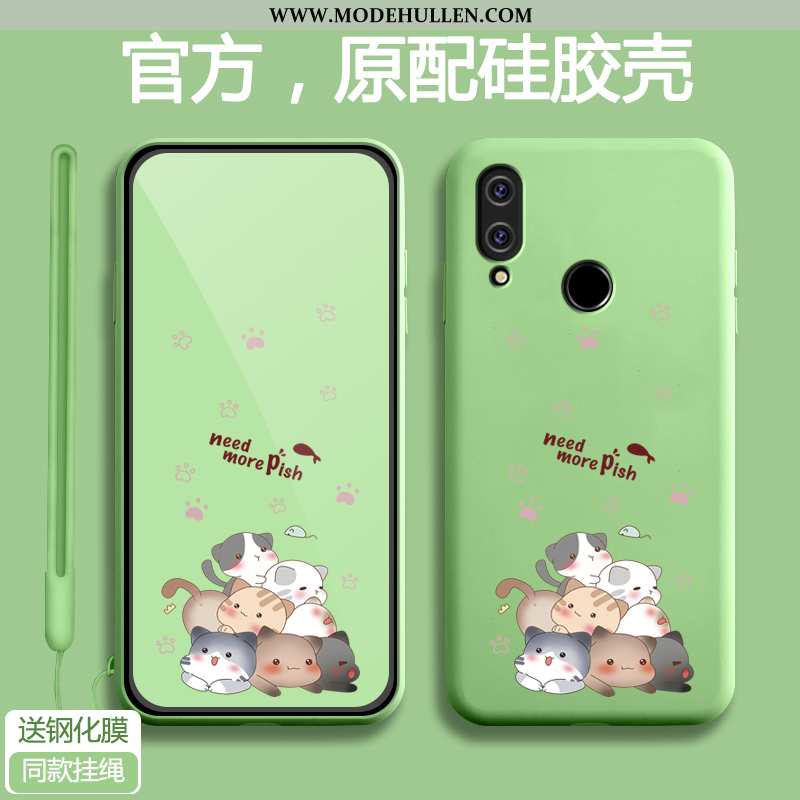 Hülle Xiaomi Redmi 7 Schutz Karikatur Netto Rot Dünne Alles Inklusive Rot Case Blau