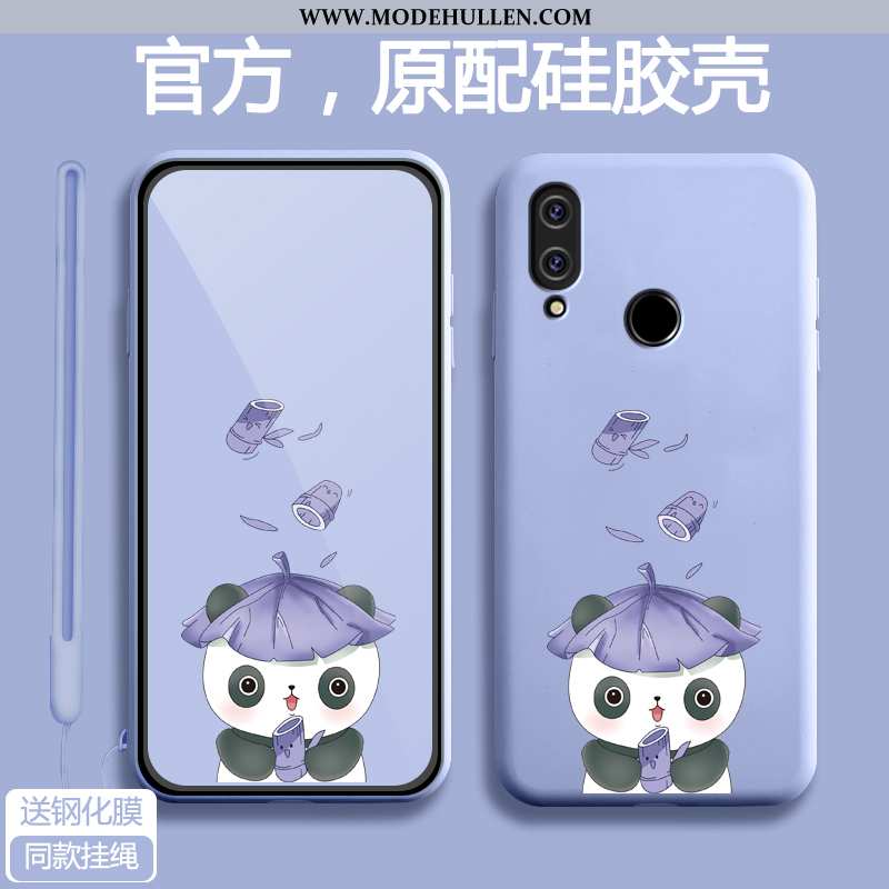 Hülle Xiaomi Redmi 7 Schutz Karikatur Netto Rot Dünne Alles Inklusive Rot Case Blau