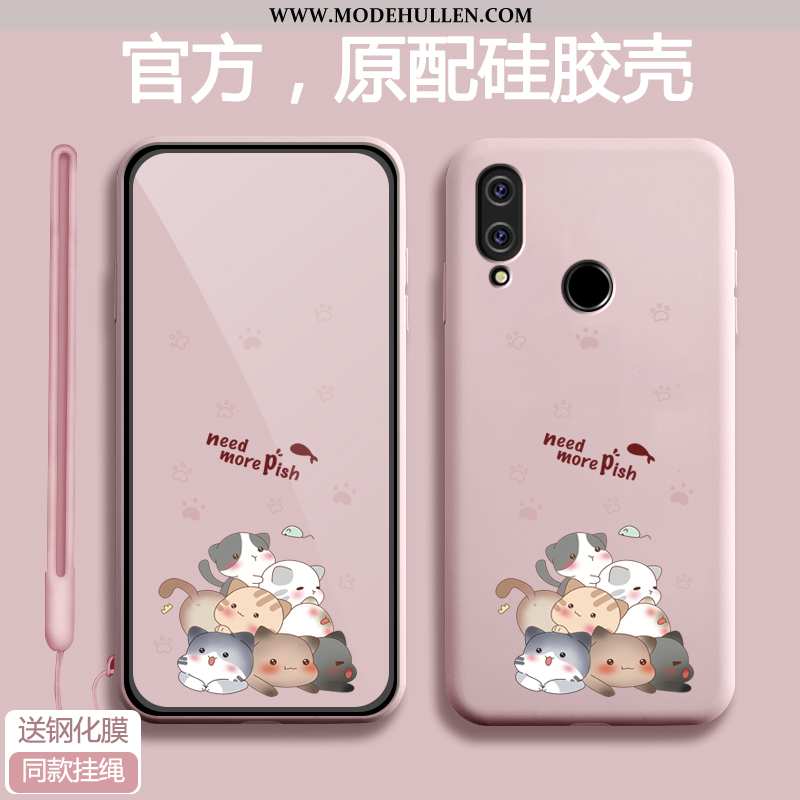 Hülle Xiaomi Redmi 7 Schutz Karikatur Netto Rot Dünne Alles Inklusive Rot Case Blau