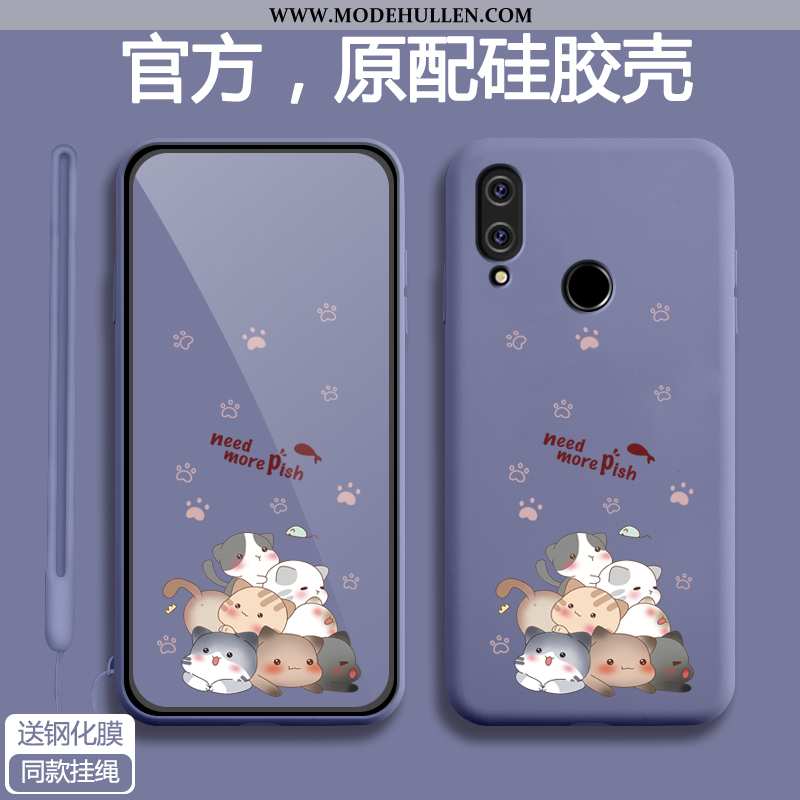 Hülle Xiaomi Redmi 7 Schutz Karikatur Netto Rot Dünne Alles Inklusive Rot Case Blau