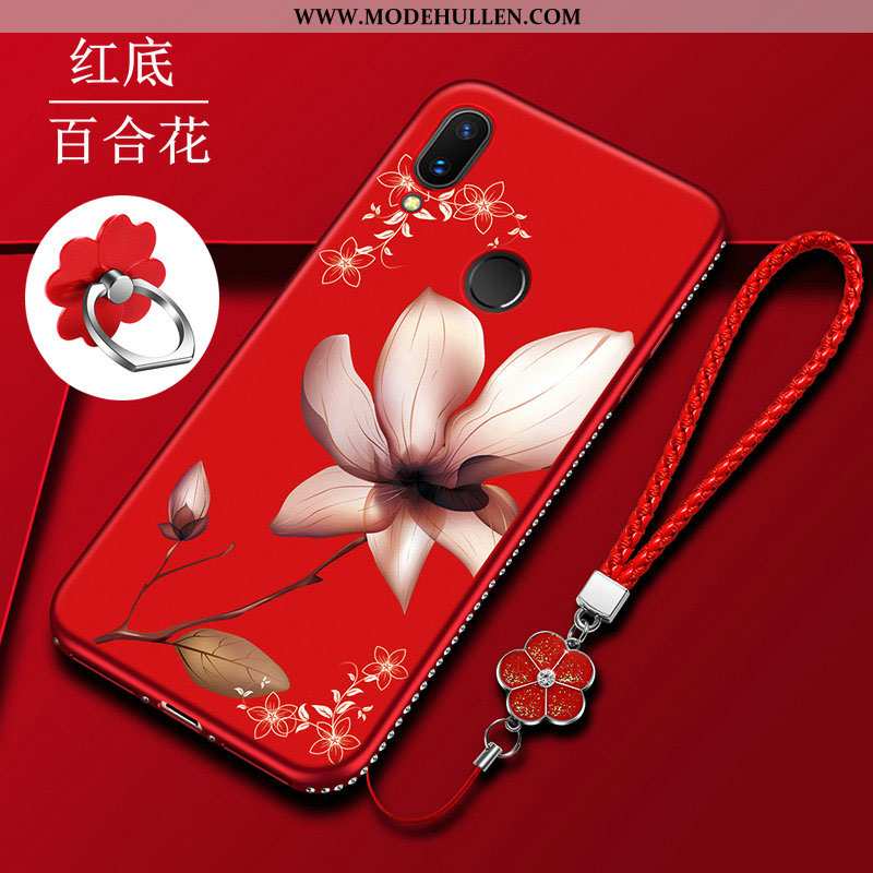 Hülle Xiaomi Redmi 7 Weiche Dünne Anti-sturz Schutz Einfassung Super Kunst Rote