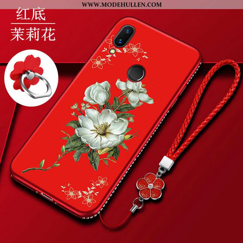 Hülle Xiaomi Redmi 7 Weiche Dünne Anti-sturz Schutz Einfassung Super Kunst Rote