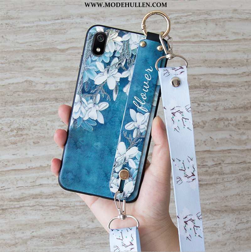 Hülle Xiaomi Redmi 7a Retro Trend Hängende Verzierungen Wind Neu Schutz Weiche Schwarz