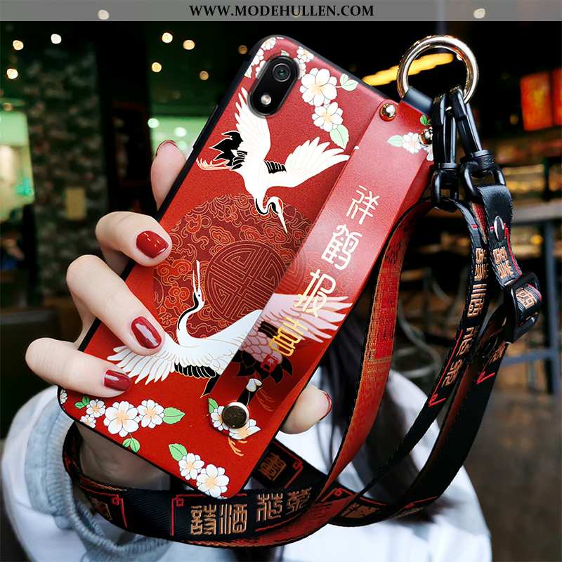 Hülle Xiaomi Redmi 7a Schutz Hängende Verzierungen Case Weiche Trend Chinesische Art Anti-sturz Dunk
