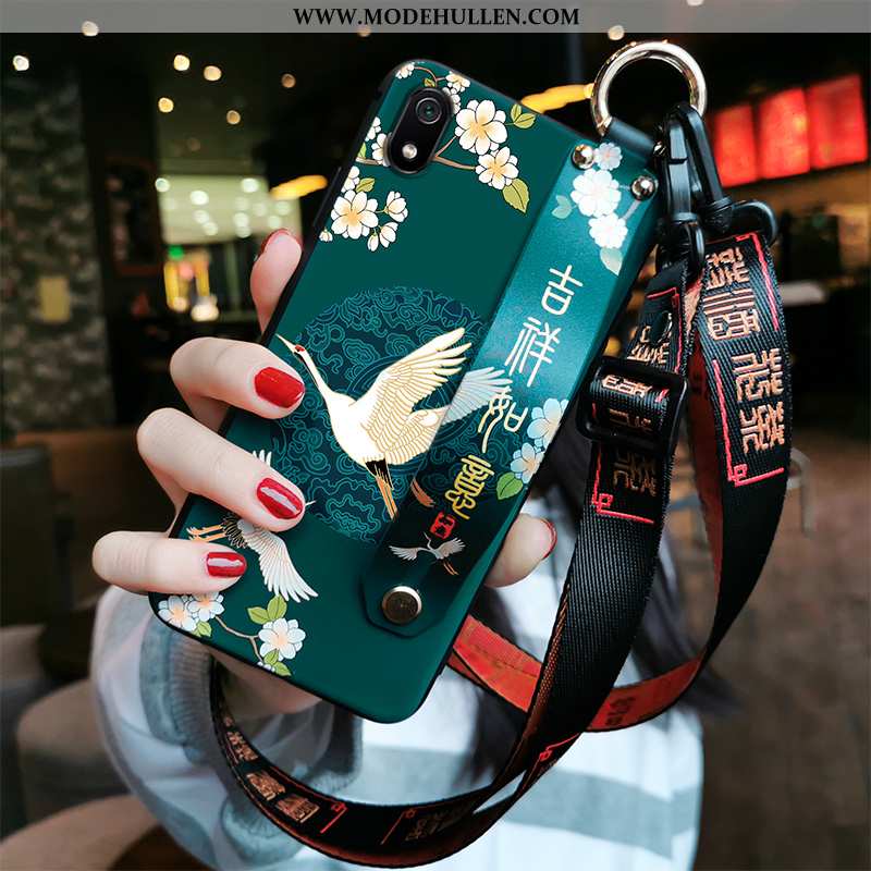 Hülle Xiaomi Redmi 7a Schutz Hängende Verzierungen Case Weiche Trend Chinesische Art Anti-sturz Dunk