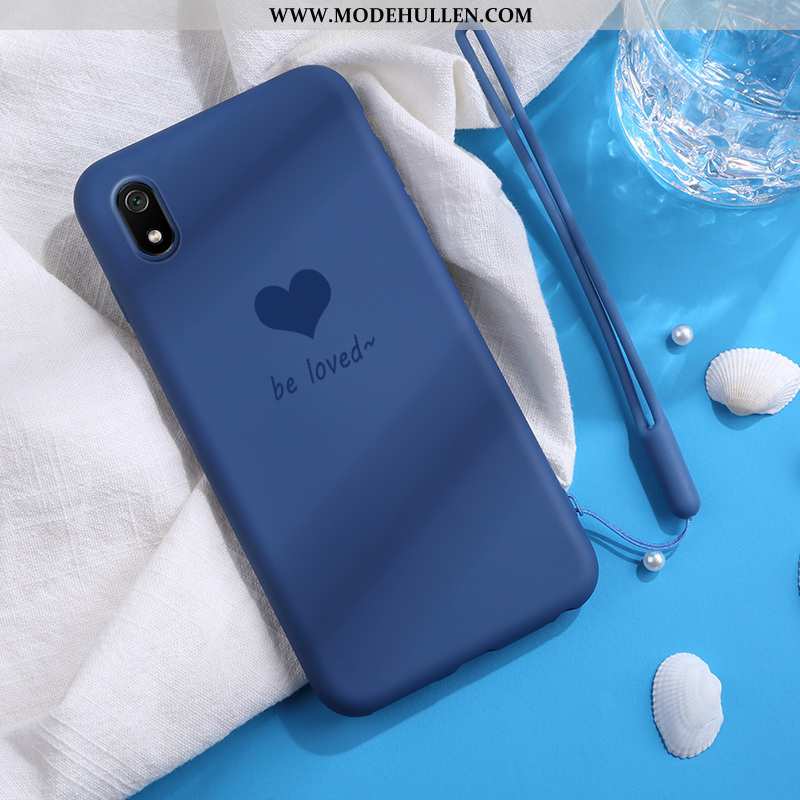 Hülle Xiaomi Redmi 7a Super Weiche Case Neu Liebe Mode Dunkelblau