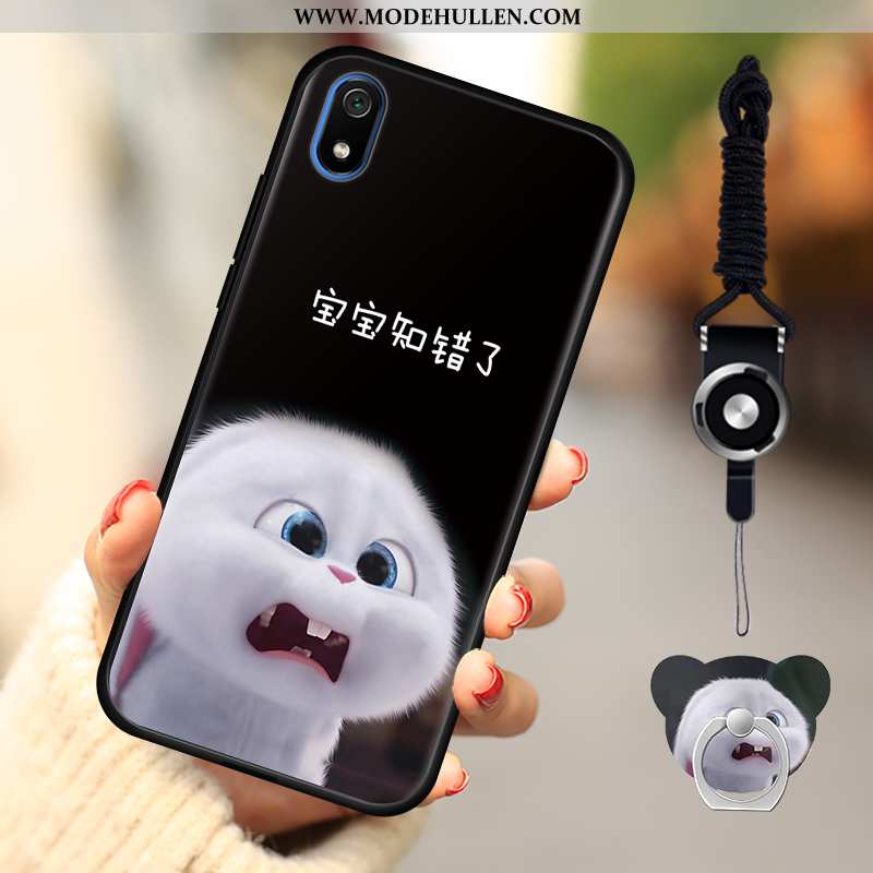 Hülle Xiaomi Redmi 7a Weiche Karikatur Trend Einfassung Dunkelblau Neu