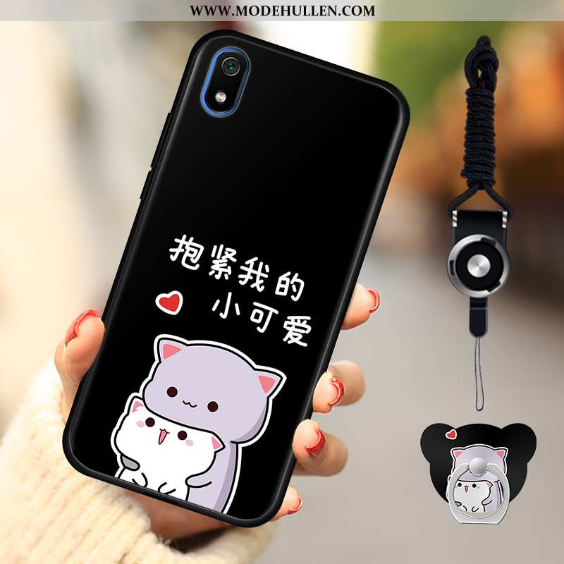 Hülle Xiaomi Redmi 7a Weiche Karikatur Trend Einfassung Dunkelblau Neu