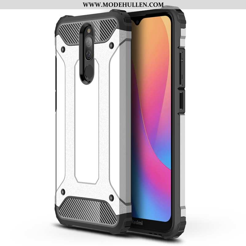 Hülle Xiaomi Redmi 8 Silikon Schutz Mini Case Rot Blau