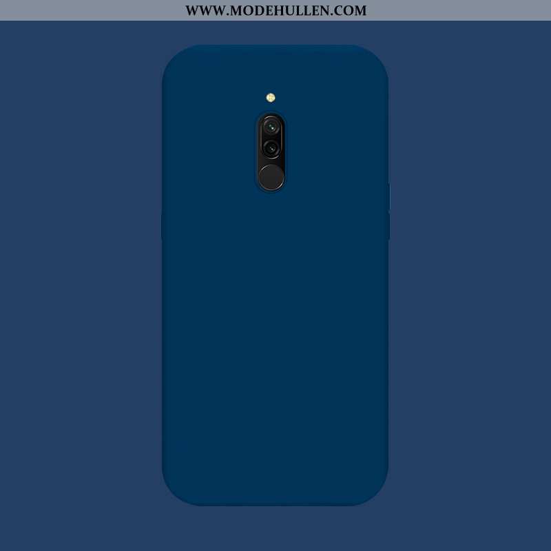 Hülle Xiaomi Redmi 8 Silikon Schutz Mini Trend Rot Nubuck Alles Inklusive Blau