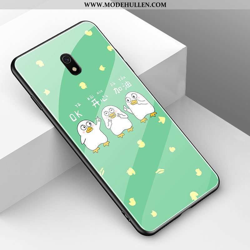 Hülle Xiaomi Redmi 8a Karikatur Nette Mini Rot Einfassung Netto Rot Tier Grün