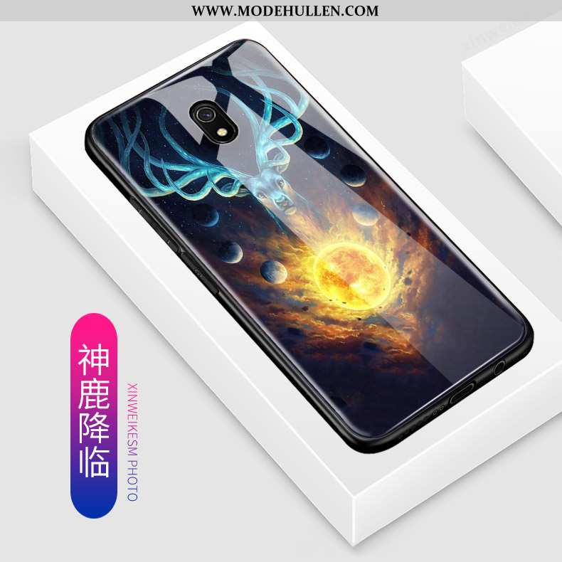 Hülle Xiaomi Redmi 8a Nette Schutz Karikatur Mini Glas Alles Inklusive Rosa