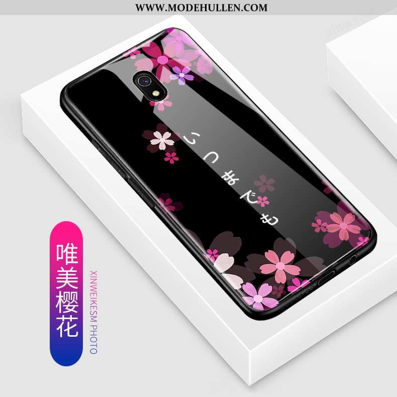 Hülle Xiaomi Redmi 8a Nette Schutz Karikatur Mini Glas Alles Inklusive Rosa