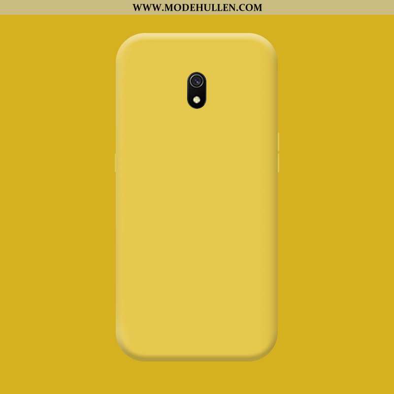 Hülle Xiaomi Redmi 8a Nubuck Anti-sturz Silikonschutztrendweiche Blau Case